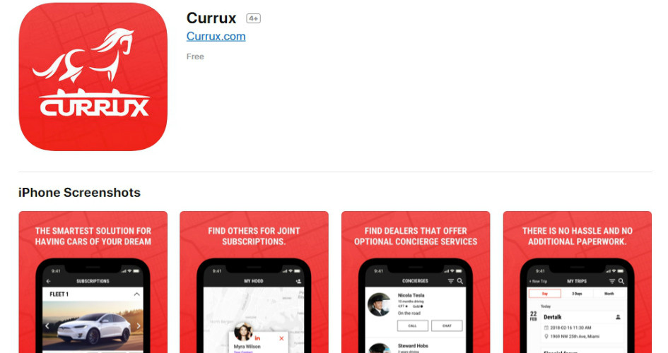 Currux App Is Now Available on Apple App Store!