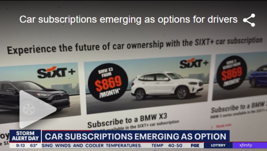 Car subscriptions entering the vehicle market: What you need to know